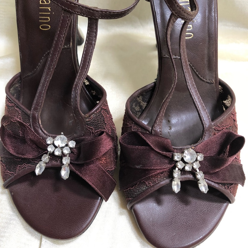Ann Marino lace sandals
